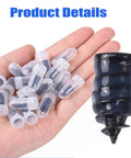 Vacuum Tire Repair Kit With 30 Pieces Spiral Rubber Nails Box And Screwdriver Included Easy Self Repair For Cars Motorcycles Trucks And Tractors DIY Patch Up Fast shown on hand
