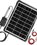 20W Solar Powered Battery Charger And Maintainer With Built In Smart MPPT Charge Controller Waterproof 12V Solar Panel Kit