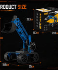 4DOF Robotic Arm Kit For Kids 8 Plus STEM Robot Toy For Boys And Girls Kid Friendly DIY Electronics And Programming Educational Robotics Set Hands On Science Project Perfect Gift For Christmas And Birthday, blue metal model with box