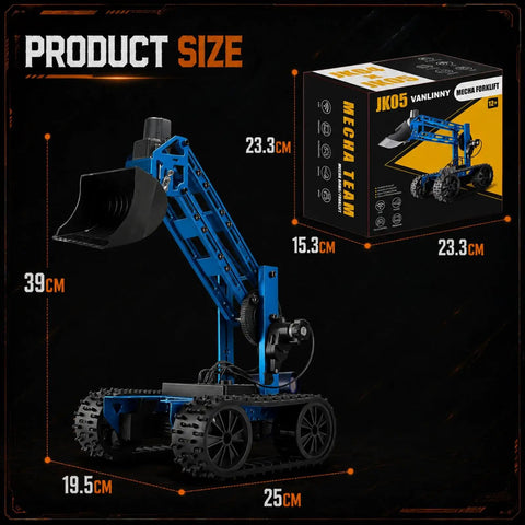 4DOF Robotic Arm Kit For Kids 8 Plus STEM Robot Toy For Boys And Girls Kid Friendly DIY Electronics And Programming Educational Robotics Set Hands On Science Project Perfect Gift For Christmas And Birthday, blue metal model with box