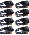 8 Pcs Bike Rack Straps Replacement Kit For Bicycle Hitch And Cradle Mounts, showing durable rubber tie down straps