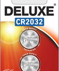 Premium Replacement Batteries For Kia Key Fob Remotes Pack Of Two in CR2032 coin cell design, shown in packaging with child safety features.