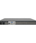 Smooth Operator Cat5 Ip Kvm Switch Running Up To 32 Servers With Badass Virtual Media Streaming For Zero Hassle Local Remote Control In A Tight 1U Rack Mount Setup That Delivers Flawlessly Every Single Time, front view with ports and connections.
