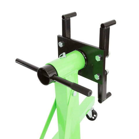 Heavy Duty Steel Engine Stand With Rotating Motor Base And 360 Degree Swivel Head. This Foldable Garage Workstand Is Hella Sturdy, Saves Serious Space, And Makes Engine Rebuilds Straight Up A Breeze For Weekend Warriors And Pro Mechanics