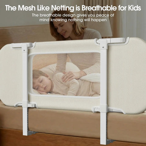 36 Inch Portable Bed Rail For Toddlers Foldable Travel Guard For Twin Beds And Camper Bunks Easy Setup Collapsible Safety Rail