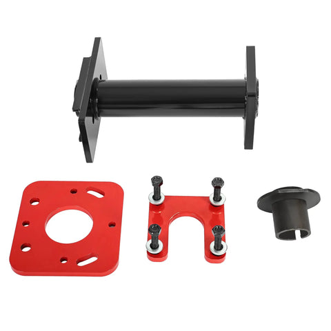 Rear Axle Bearing Puller And ABS Tone Ring Installer Kit For Toyota 4Runner Tacoma Tundra Hilux Wheel Bearing Removal Tool DIY Friendly Professional Grade Fits 1984-2002 4Runner And 1995-2015 Tacoma, with red and black components.