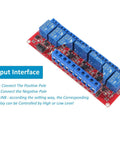 8 Channel 24V Relay Module With Opto Isolation, High Or Low Level Trigger, DIY Friendly Relay Board Input Interface