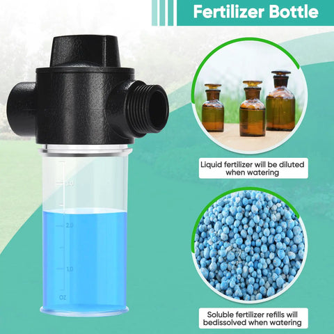 Fertilizer bottle for Deep Root Tree Watering Tool With Fertilizer Bottle And Brass Valve T Handle Stainless Steel Root Feeder Wand