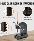 Beefy 0.5 Ton Manual Arbor Press For Desktop Stamping Bending And Forming Cast Iron Construction With 4.6 Inch Height