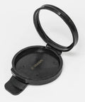 Windshield Washer Fluid Reservoir Cap for GM Rides and Trucks Fits Cadillac Escalade Chevrolet Silverado Malibu Impala GMC Sierra 1500 Buick Enclave Acadia and More. Shown is a round black plastic cap with an open design.