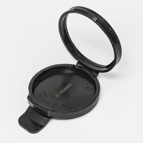 Windshield Washer Fluid Reservoir Cap for GM Rides and Trucks Fits Cadillac Escalade Chevrolet Silverado Malibu Impala GMC Sierra 1500 Buick Enclave Acadia and More. Shown is a round black plastic cap with an open design.