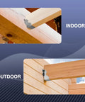 2x4 Joist Hangers For Wood 20 Gauge Galvanized Face Mount Bracket Set installation for indoor and outdoor framing