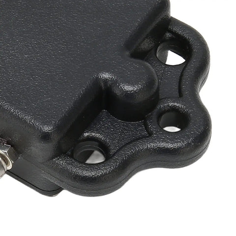 Close-up of black ABS material in Beefy End Fed Ham Radio Antenna For Outdoors 4 Band And 8 Band Coverage 1 MHz To 30 MHz 100W Power Handling