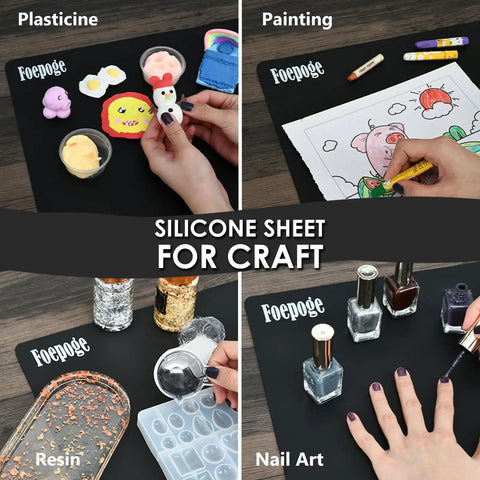 Extra Large Silicone Craft Mat For Resin Art Non Stick Workspace 36 By 24 Inches Extra Thick Painting Surface Waterproof Table Grab This Sweet Game Changer Pad For Glue And Paint Projects