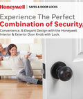 Anti Bump Front Door Knob With Lock And Keys For Interior And Exterior Doors In Oil Rubbed Bronze Finish Grade 3 Security