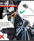 Guidelines for All In One 12 Piece Wheel Locking Nut Key Kit For Mercedes Benz Vehicles with manual wrench emphasis