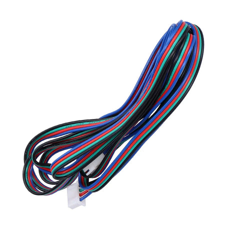 Colorful wires of Boss Grade Motor Extension Cord Male To Female XH254 4P Connector Two Meter Extruder Cable for RC Drone.