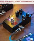 Riffer High Gain Distortion Guitar Pedal With True Bypass For Front Of Amp Or Effects Loop Brutal Saturation And Wide Gain Range