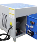 Top Tier Downdraft Table Dust Collector Vacuum For Metalworking Grinding Bench Featuring Badass 3000 Cubic Meters Per Hour Airflow and Multi Stage Industrial Filter with accessible internal components.