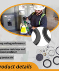 Hydraulic Repair Seal Kit For 767 BG Series Hand Pump 30242 with seals and worker using tools