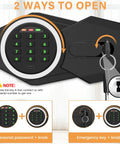 2.7 Cubic Drop Slot Safe for Cash and Jewelry with Deposit Slot and Sawtooth Edge Quick Access via Combination Lock and Key