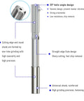 12mm Chucking Reamer HSS Cobalt M35 Lathe Tool With 6 Flutes Round Shank For Stainless Steel Copper Aluminum Alloys Precision Milling Cutter Be Your Go To Workhorse, showing detailed flute and shank design with grinding precision indicators.