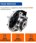 Front Wheel Hub And Bearing Assembly For 2015 2016 2017 Ford F150 4WD With ABS 6 Lugs Direct Replacement Beefed Up And Reliable