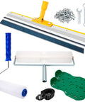 Spiked Roller Tool Kit For Self Leveling Epoxy Floors With Roller Brush Spike Shoes Stainless Steel Scraper And Self Leveling Rake