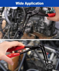 Heavy Duty 90 Degree Snap Ring Pliers For Trucks, Motorcycles, And Cars, Internal Retaining Rings, red handle, used in engine assembly