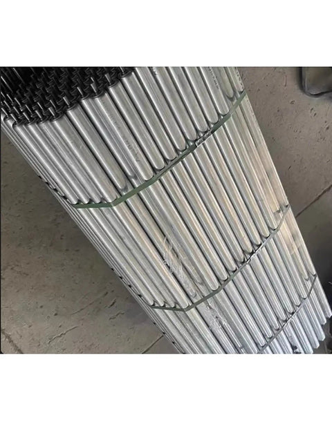 Industrial Grade Galvanized Conveyor Rollers Non Powered Steel Idler For Automation Assembly Lines Ultra Smooth Material Handling stacked in bundles