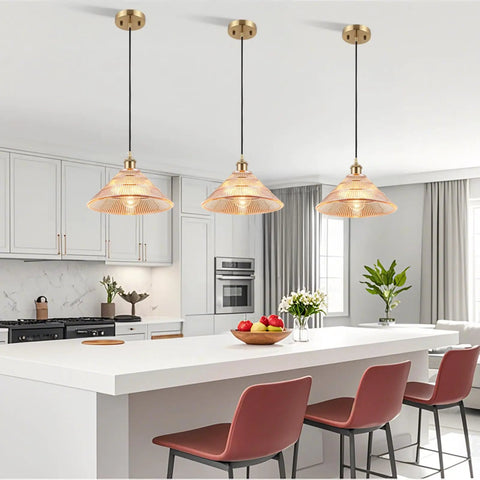 Three light globe pendant ceiling fixture in brushed brass with white glass globes modern mid century chandelier for dining room kitchen island