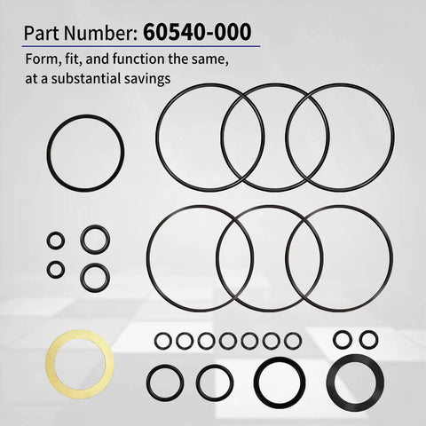 Pro Grade Hydraulic Motor Seal Kit 60540-000, Char-Lynn 60540, Eaton A & H Series 008, 009 design, replacement seals