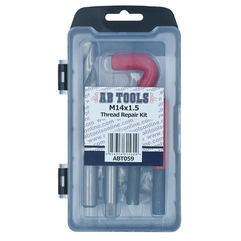 M14 X 1.5mm Thread Repair Kit With Helicoil Inserts Damaged Thread Repair Set 10 Inserts In Blow Mold Case Heavy Duty Pro Grade Tool