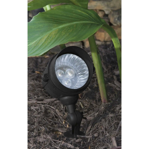 Killer LED Spot Light With Adjustable Knuckle In Black Finish 3W LED Landscape Accent Light Die Cast Aluminum Outdoor Spotlight