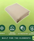 RipLock 350 Reinforced Replacement Canopy Top for Tangkula 7 Foot Grill Gazebo Models AM3278HM AM3277HM OP70381 OP70381CF Beige