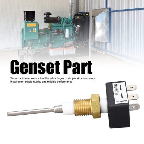 Water Tank Level Alarm Sensor With Normally Open Operation One Quarter NPT Thread Mount Easy Install in generator room