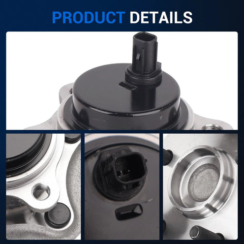 Rear Wheel Bearing And Hub Assembly 512372 Beefed Up Replacement For Toyota RAV4 2006-2018, 5 Lug With ABS product details