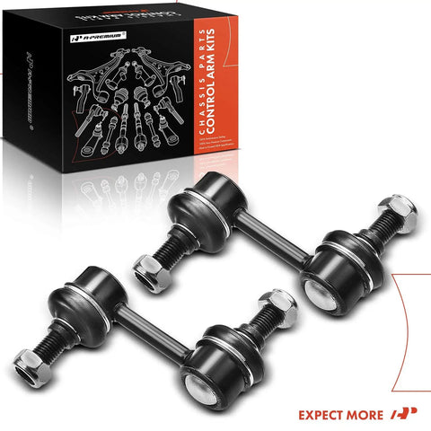 Front Sway Bar End Links 2 Piece Set For Nissan Pathfinder Armada Titan Infiniti QX80 QX56 Stabilizer Links with packaging