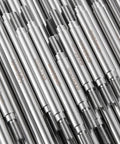 Stainless Steel RC Suspension Links 50mm Upgrade For One Tenth Scale SCX10 TRX4 Crawler, two-piece silver links