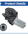 Window Motor For Kia Optima 2011 2012 2013 2014 2015 Front Left Driver Side Replacement 824502T000 Direct Fit Durable Long Lasting Power Window Motor For Smooth Operation Plug And Play close-up black metal housing and connector