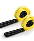 4 Pack Lifting Sling Straps 6 Ft By 1 In Durable Nylon Tow Straps With 2 Flat Eye Loops Heavy Duty Rigging Web Sling 3300 Lb Break Strength