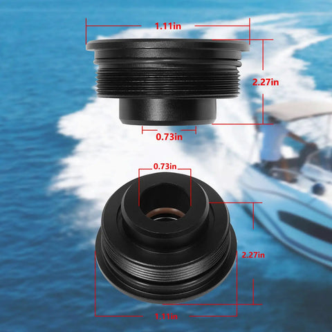 Tilt Cap Gland With Seals For Beefy V6 Outboard Motors 200 225 250 300 HP End Cap Tilt Cylinder Fits 1996 To 2018 3.3L