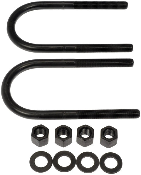 Leaf Spring Axle U Bolt Kit Heavy Duty Bolt On For Securely Attaching Leaf Springs To Vehicle Or Trailer Axle Easy Install Rugged Hardware