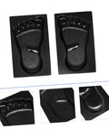 2 Pcs Reusable Paving Molds For Sidewalks And Garden Paths, Diy Cement Brick Tool Set For Backyard Patios, foot imprint molds