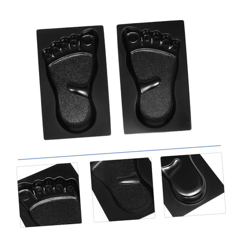 2 Pcs Reusable Paving Molds For Sidewalks And Garden Paths, Diy Cement Brick Tool Set For Backyard Patios, foot imprint molds