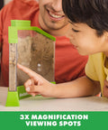 Child observing Ant Factory Classroom Ant Farm With Live Ants For Hands On STEM Learning At Home Kids Science Kit Escape Proof Habitat