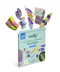 160 Count Refill Pack Of Flex Fabric Bandages With Waterproof And Glow In The Dark Options, Kid Friendly And Go-To For Minor Cuts Scrapes And Wounds, Includes 27 Glow In The Dark, 60 Small, 27 Standard Flex, And 21 Waterproof Bandages box with colorful bandages