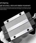 HGW20CC 300mm Linear Guide Rail With Premium Bearing Steel For Rock Solid Ultra Smooth Sliding And Micron Level Precision High Precision CNC Machine Automation Equipment For Industrial Robotics Components self-aligning block