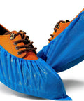 Disposable Shoe Covers 100 Pack 50 Pairs No Slip Waterproof Boot Covers For Indoor Guests One Size Fits Most covering shoes