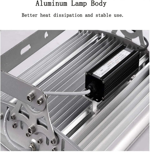 JUDYSSY Led Flood Light Ac100-265V Outdoor Floodlight Spotlight Ip65 Waterproo, Warm White, aluminum lamp body with stable design.